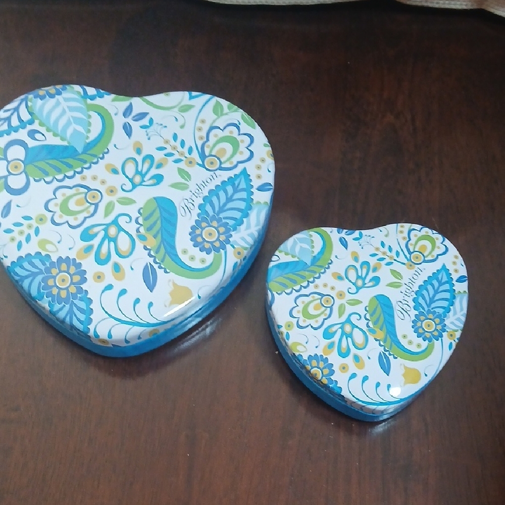 Brighton Heart-Shaped Boxes with Floral Design